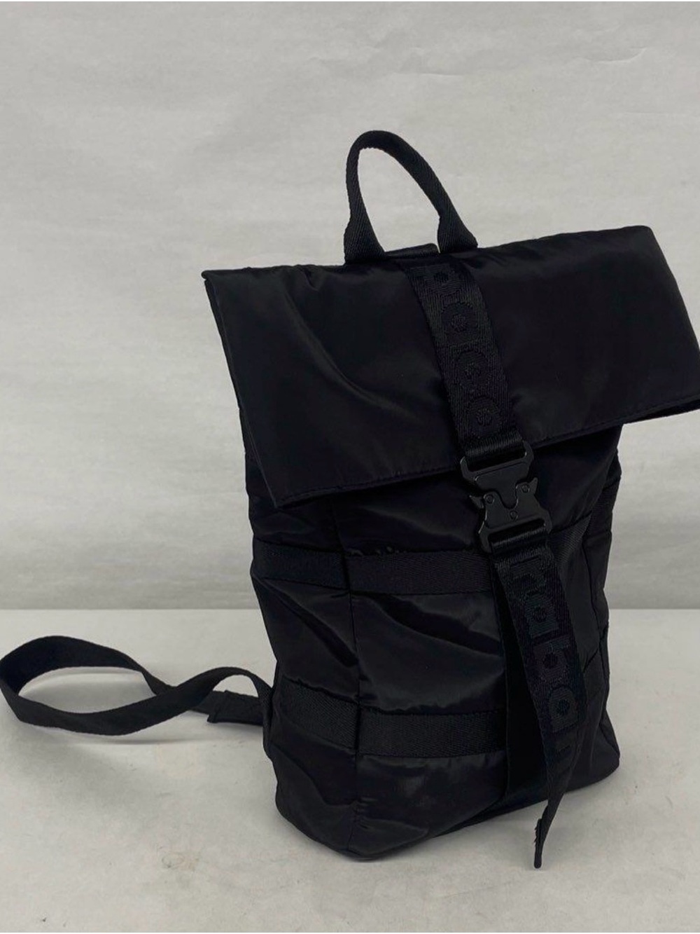 Mini Black Roll-Top Backpack - Everyday Carry